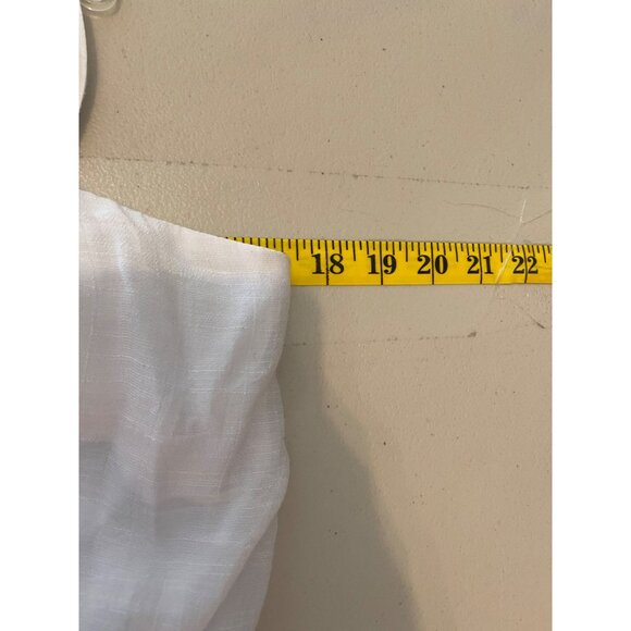 iZ Byer White Maxi Dress With Ruffle Front Straps XL - Picture 11 of 14